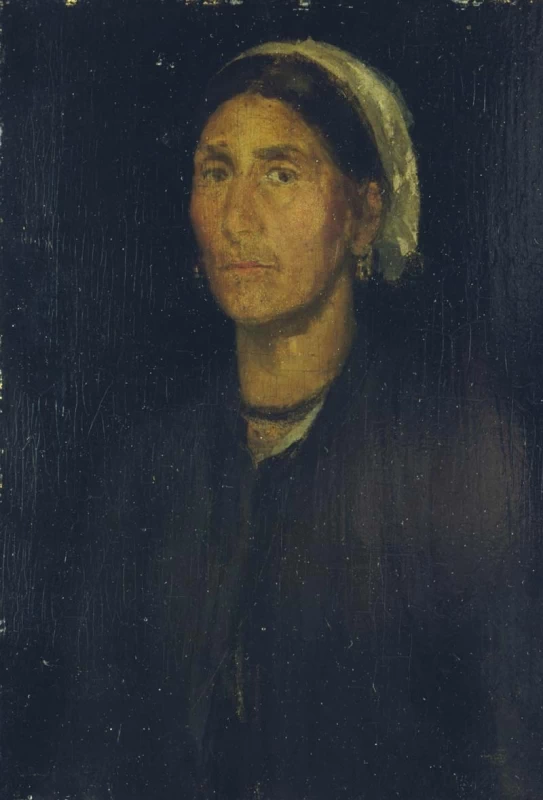 Ames McNeill Whistler - Head of a Peasant Woman, The Hunterian, University of Glasgow